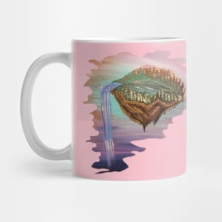 Floating island by BrokenTrophies Mug